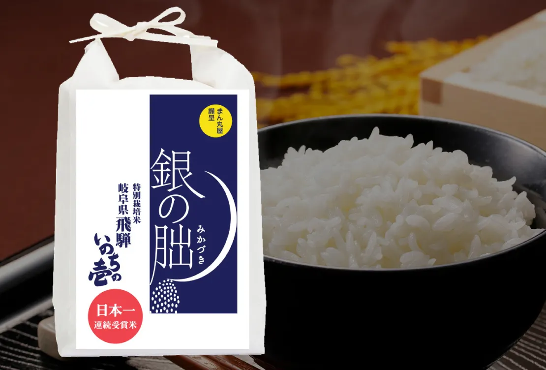 特別栽培米 岐阜県飛騨産 銀の朏（いのちの壱）
